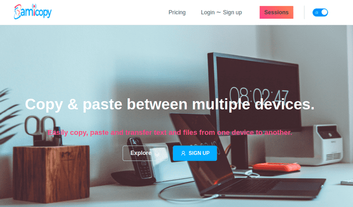Amicopy Application Front-End